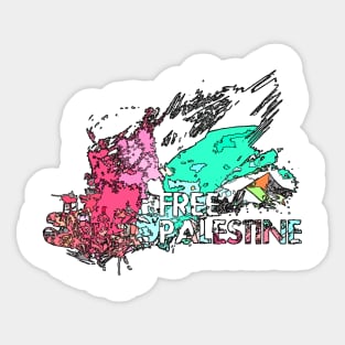 Free Palestine Live matter g4 Sticker
